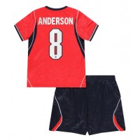 England Elliot Anderson #8 Fußballbekleidung Auswärtstrikot Kinder WM 2026 Kurzarm (+ kurze hosen)